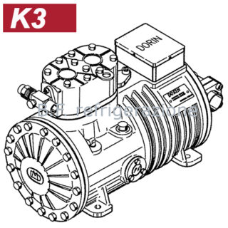 SPARE PARTS COMPRESSORS DORIN K3