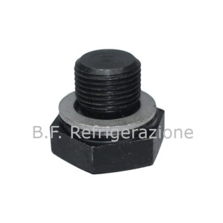 TAPPO FILETTATO 3/8" PER COMPRESSORE SABROE SMC 100